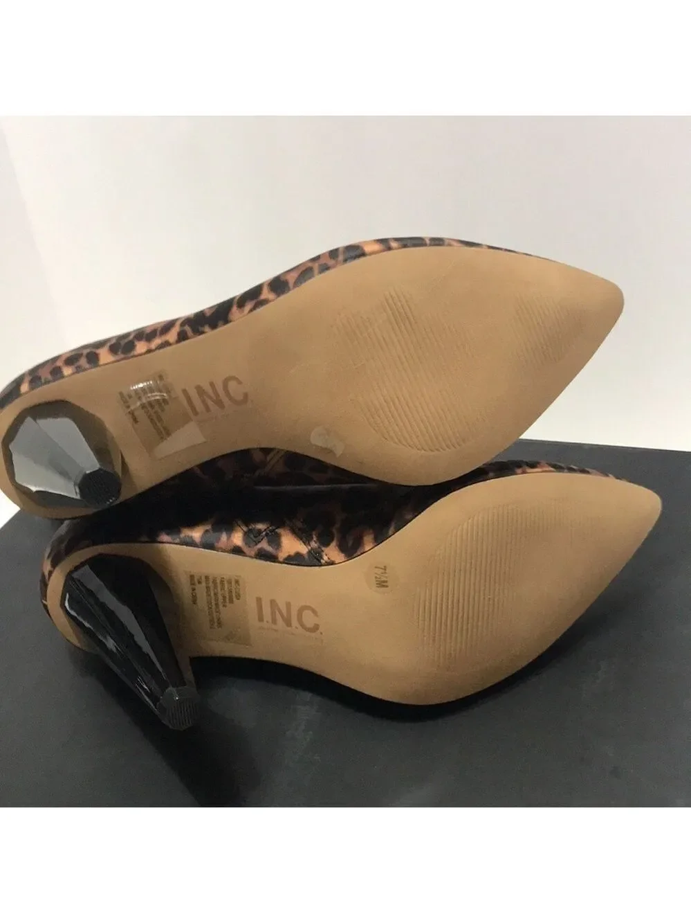 Inc Animal Print Stretch Luisa Ankle Boot